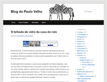 Tablet Screenshot of blog.paulovelho.com.br